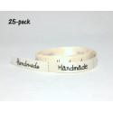 Designetiketter " Handmade" 25-pack